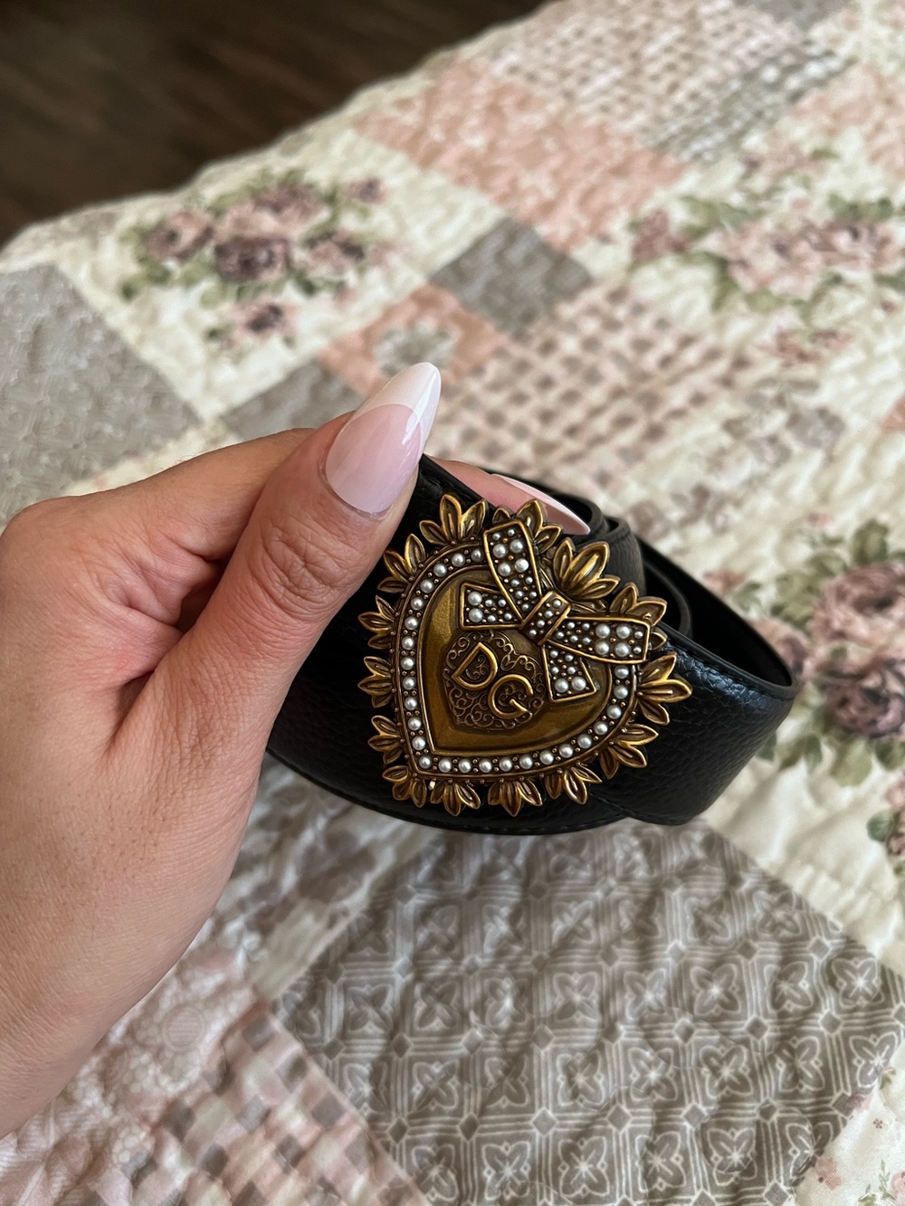 Dolce & Gabbana Black Devotion Belt